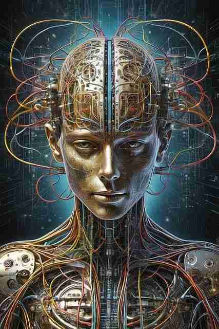 ai generated, man, cyborg, job description